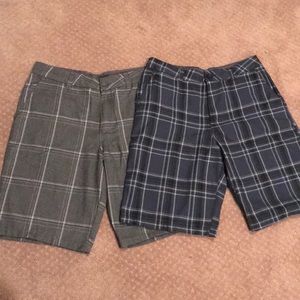 BUNDLE: O’neil Plaid Shorts size 32